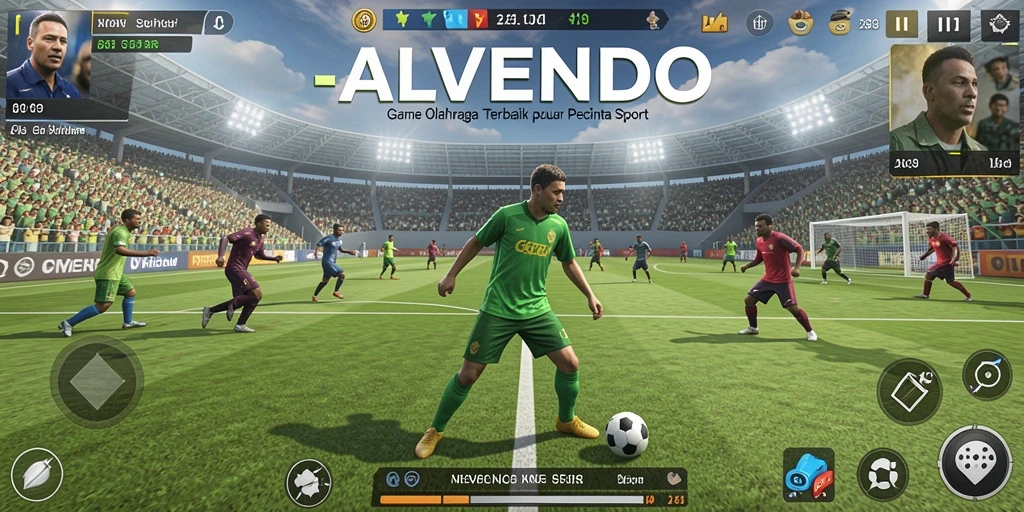 Tampilan gameplay seru dalam ALVENDO yang memukau.