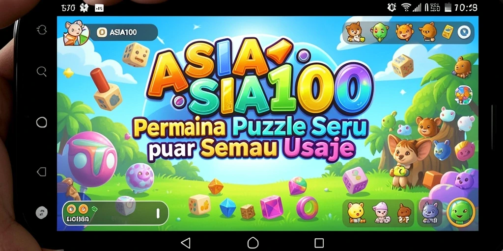 Tampilan gameplay ASIA100 yang menarik dan menantang.