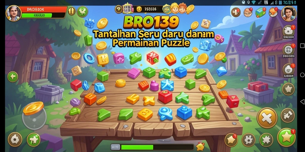 Screenshot BRO138 menampilkan gameplay seru dengan puzzle yang menantang.