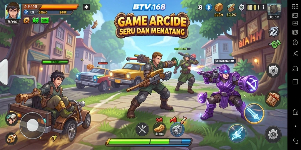 Tampilan gameplay BTV168 yang seru dan menantang.
