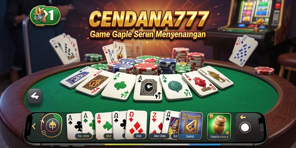 Gameplay seru Gaple di CENDANA777 yang menghibur.