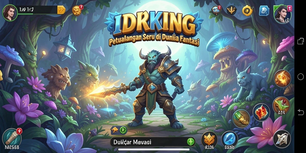 Gameplay menakjubkan dalam IDRKING yang membawa Anda ke dunia petualangan fantastis.