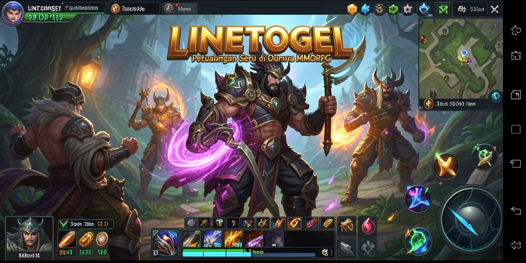 Tampilan menarik dari gameplay LINETOGEL MMORPG yang penuh aksi.