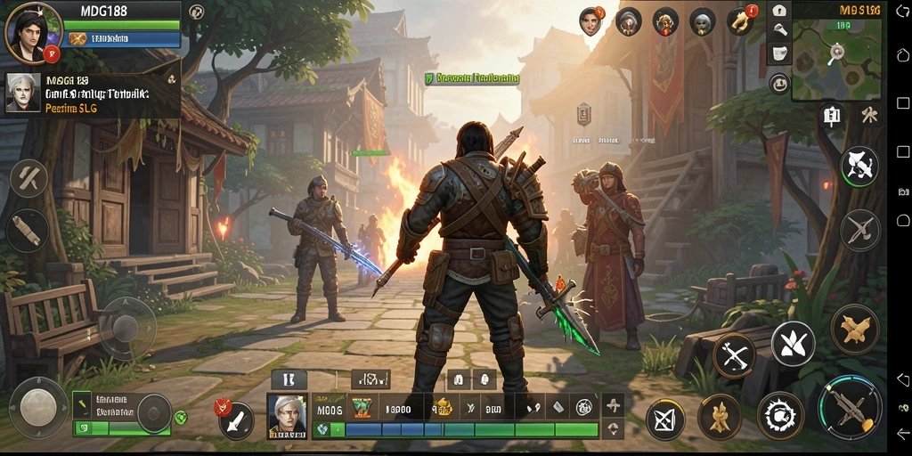 Tampilan gameplay menakjubkan dari MDG188 dalam suasana permainan SLG.