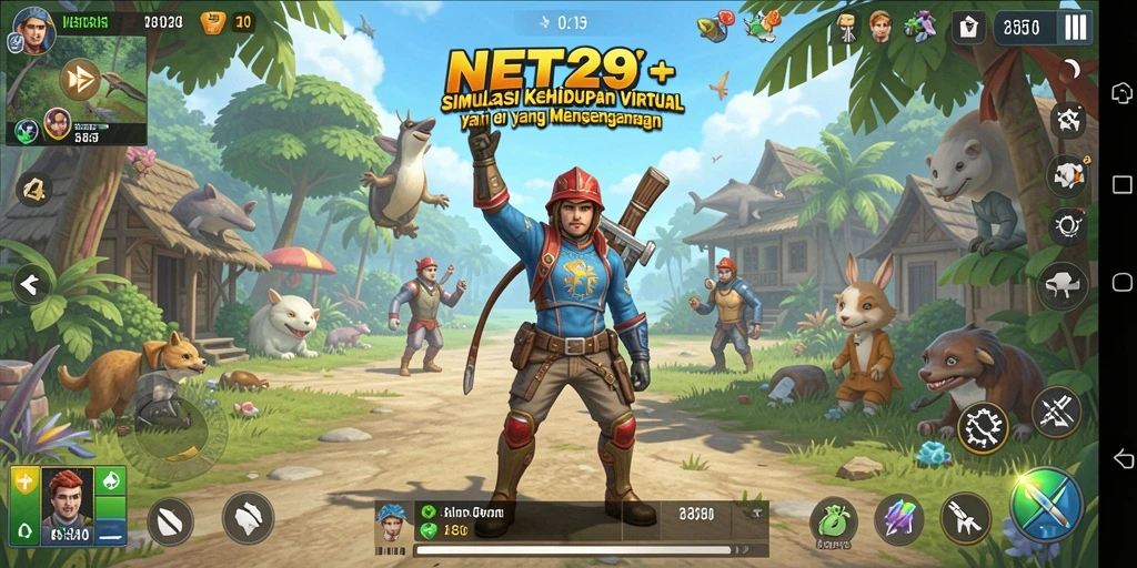 Tampilan gameplay NET29 yang menakjubkan dan interaktif dalam dunia Simulation.