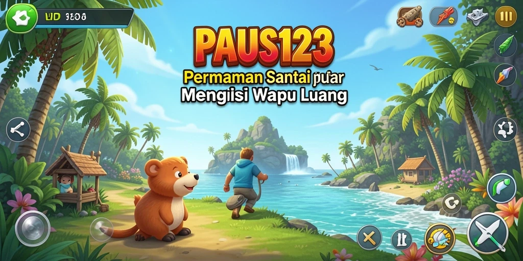 Tampilan gameplay seru dari PAUS123 yang menampilkan kesenangan bermain.