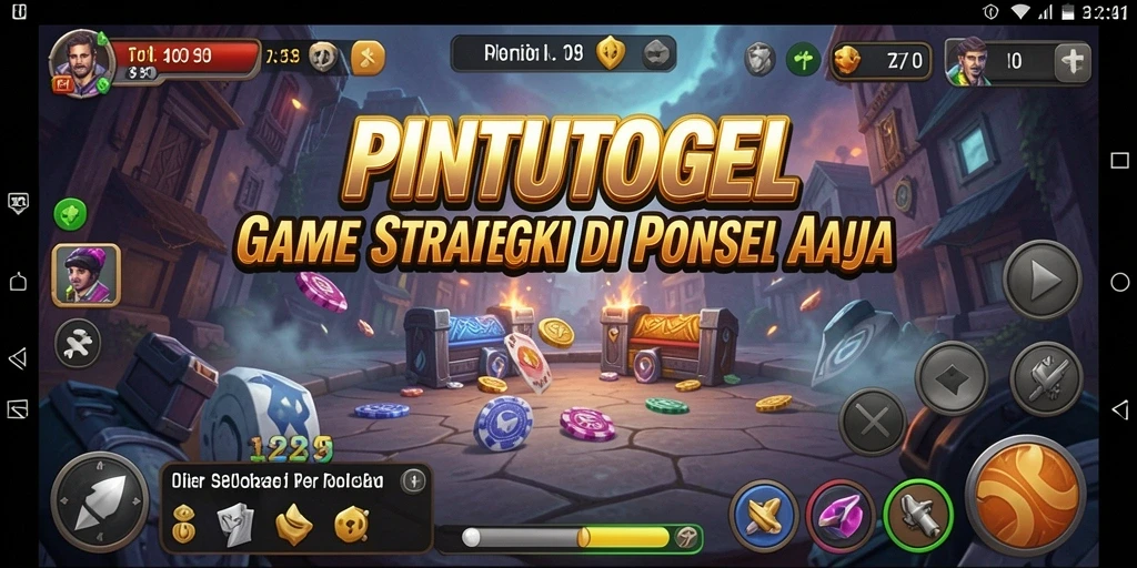 Tampilan gameplay PINTUTOGEL yang menantang dan strategis.