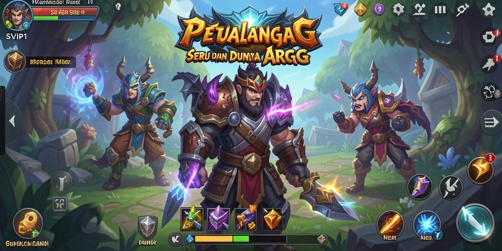 Screenshot SVIP1 menampilkan aksi pertempuran dinamis dalam dunia ARPG.