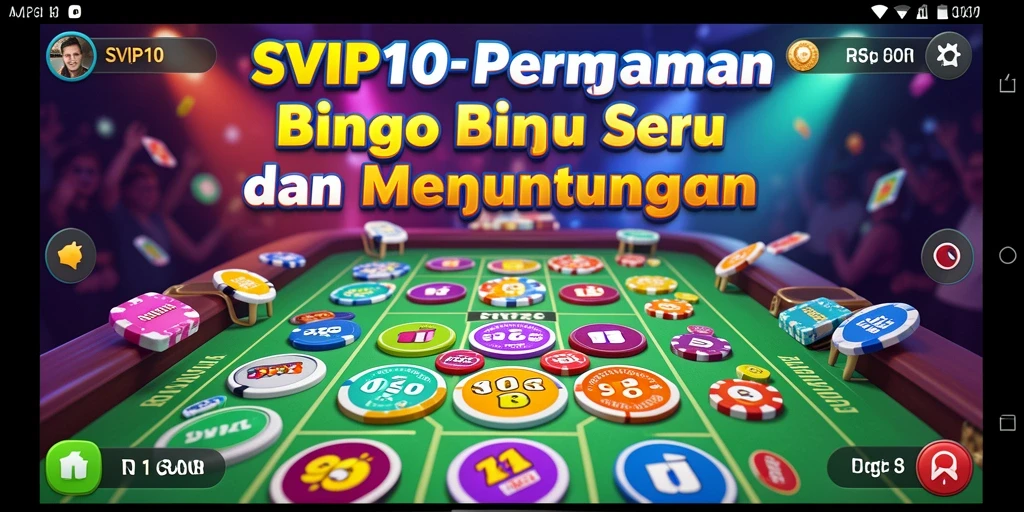 Tampilan gameplay SVIP10 yang menarik dengan suasana Bingo yang seru.
